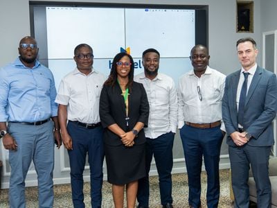 Mark Smithson, Regional Director for Anglophone West Africa at the UK Department for Business and Trade, alongside Jo Ann Sackey, paid a visit to Hubtel office at Kokomlemle.