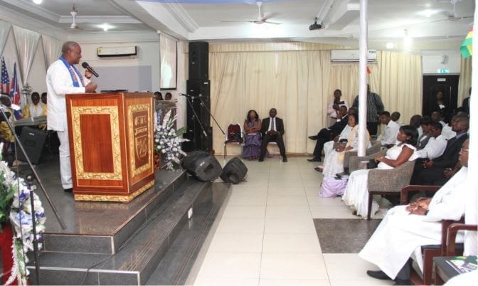 [Video] Mahama turns preacher