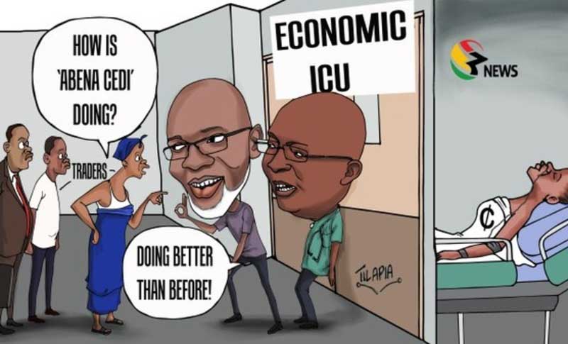 [Cartoon] 'Abena Cedi' and the economic fundamentals' doctor
