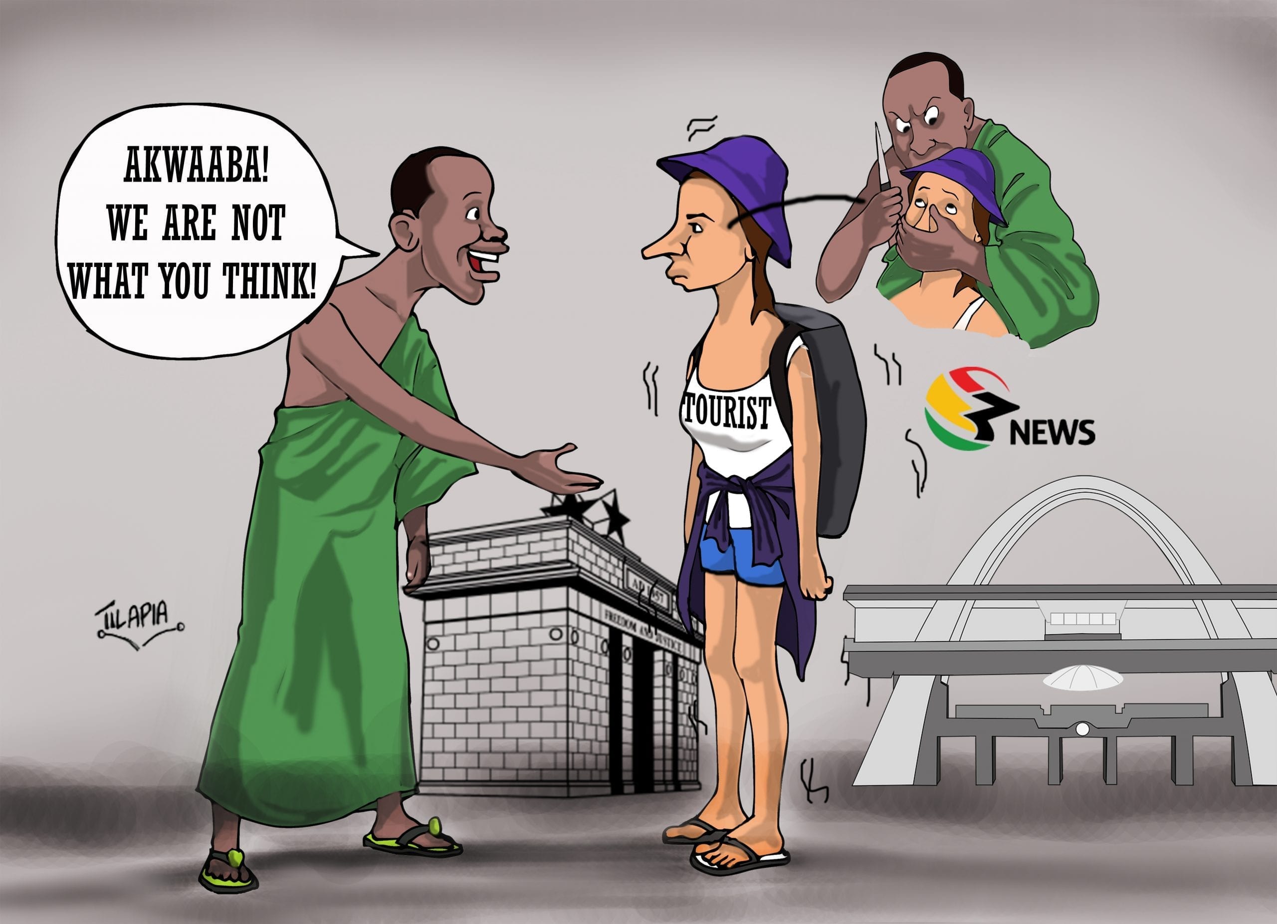 [Cartoon] Effect of 'mindless kidnappings'!