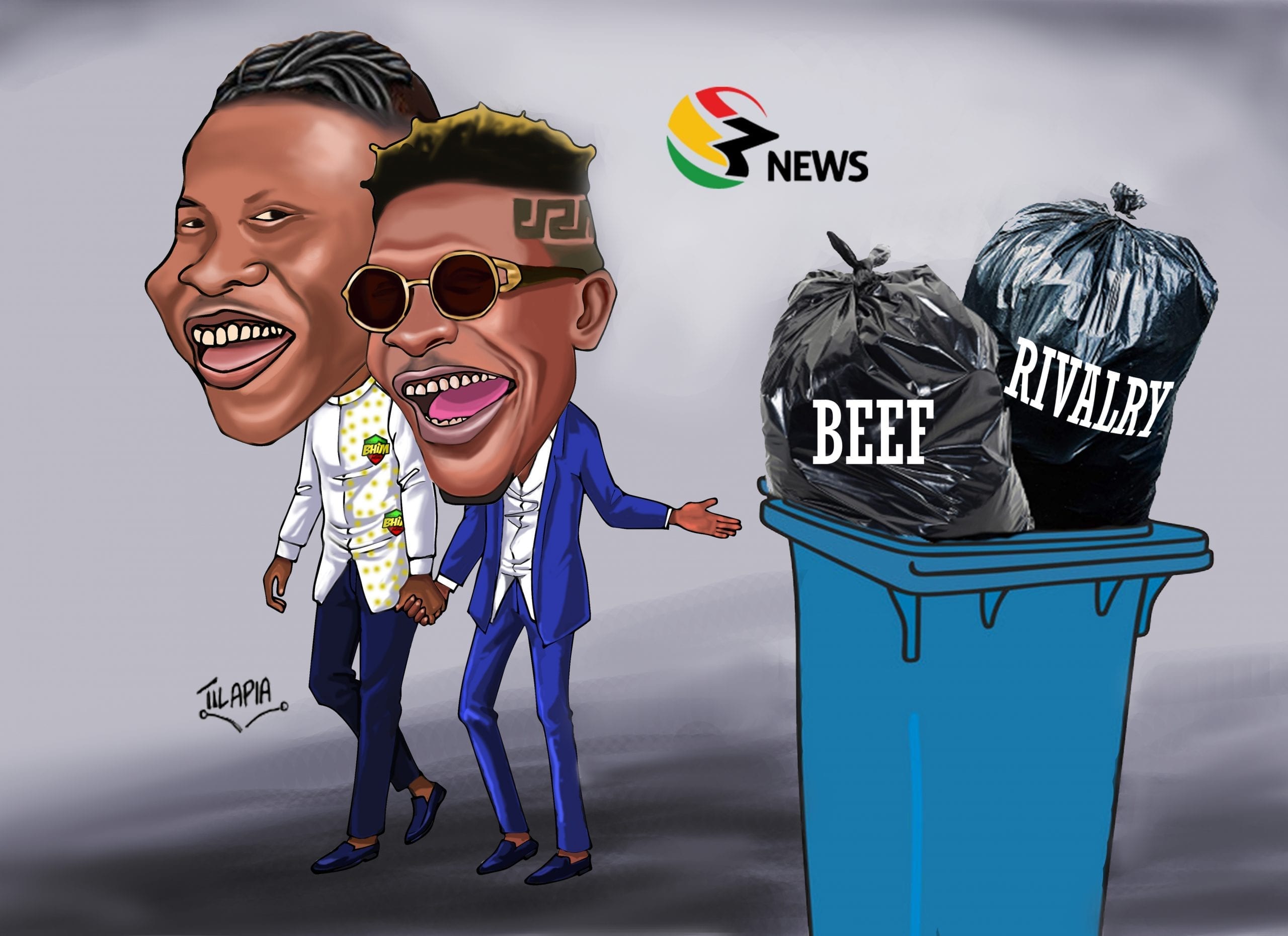 [Cartoon] Ghana first - Shatta, Stone to the world!