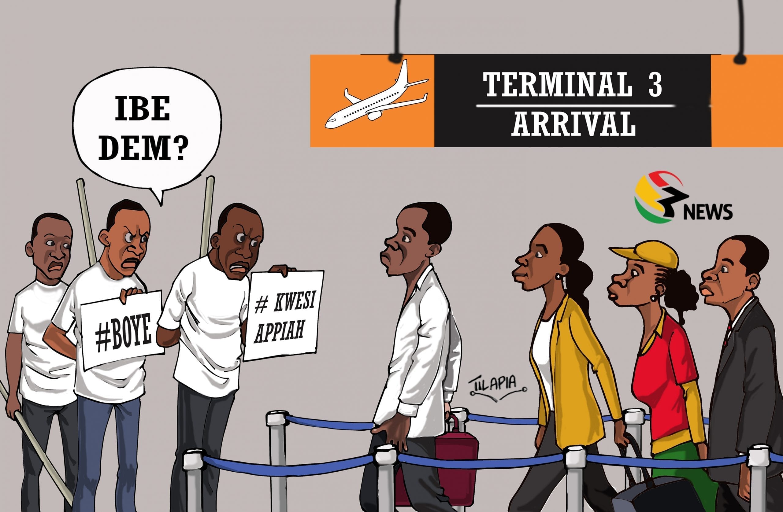 [Cartoon] Terminal 3 welcome for Stars!