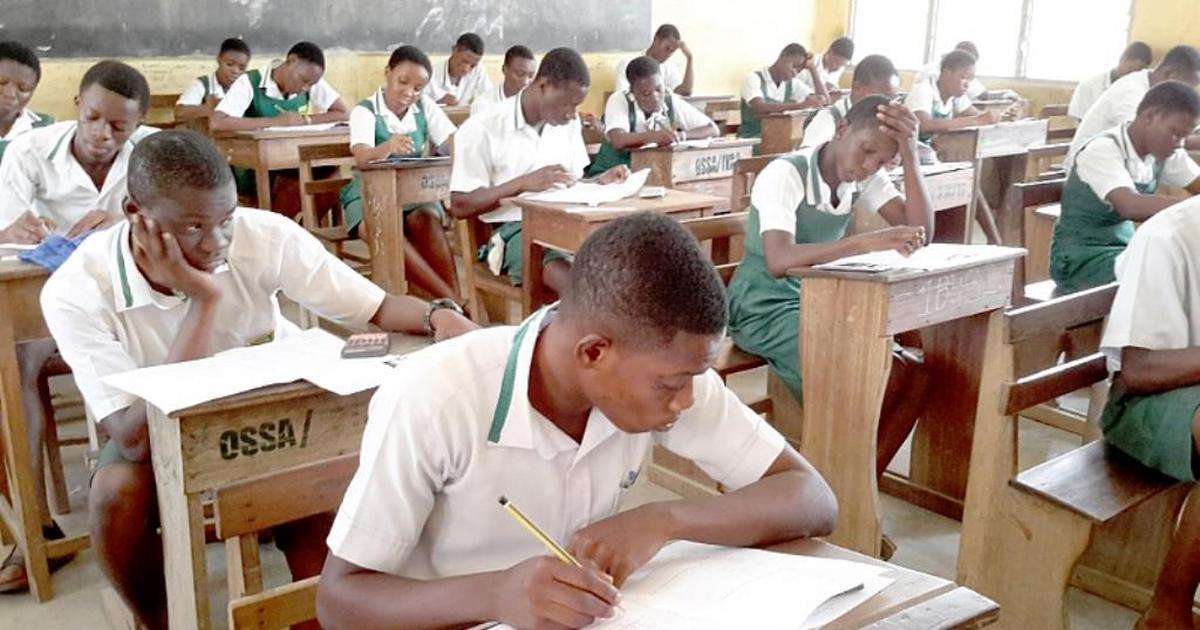 File Image - Student sit to write WASSCE