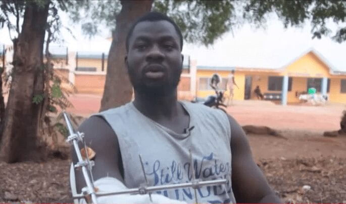 [Video] Injured in Techiman South election violence narrates his ordeal