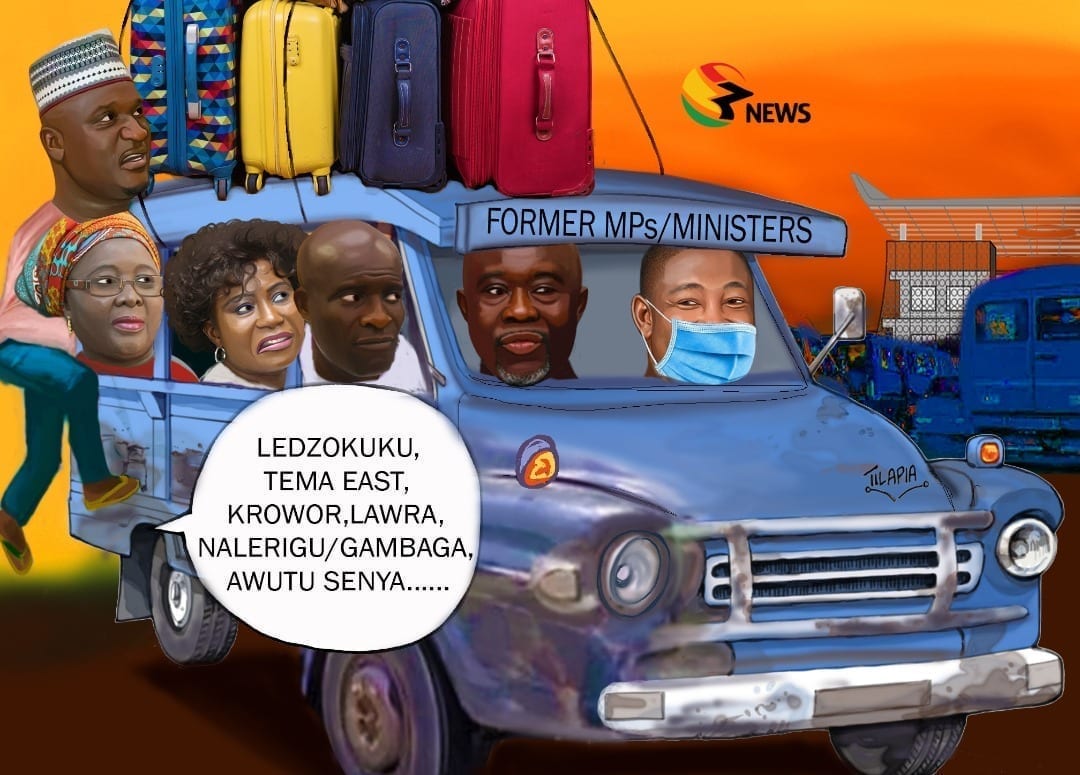 [Cartoon] Outgoing Ministers: One man, one seat!