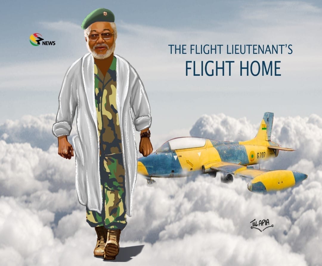 [Cartoon] The Flight Lieutenant's flight home!