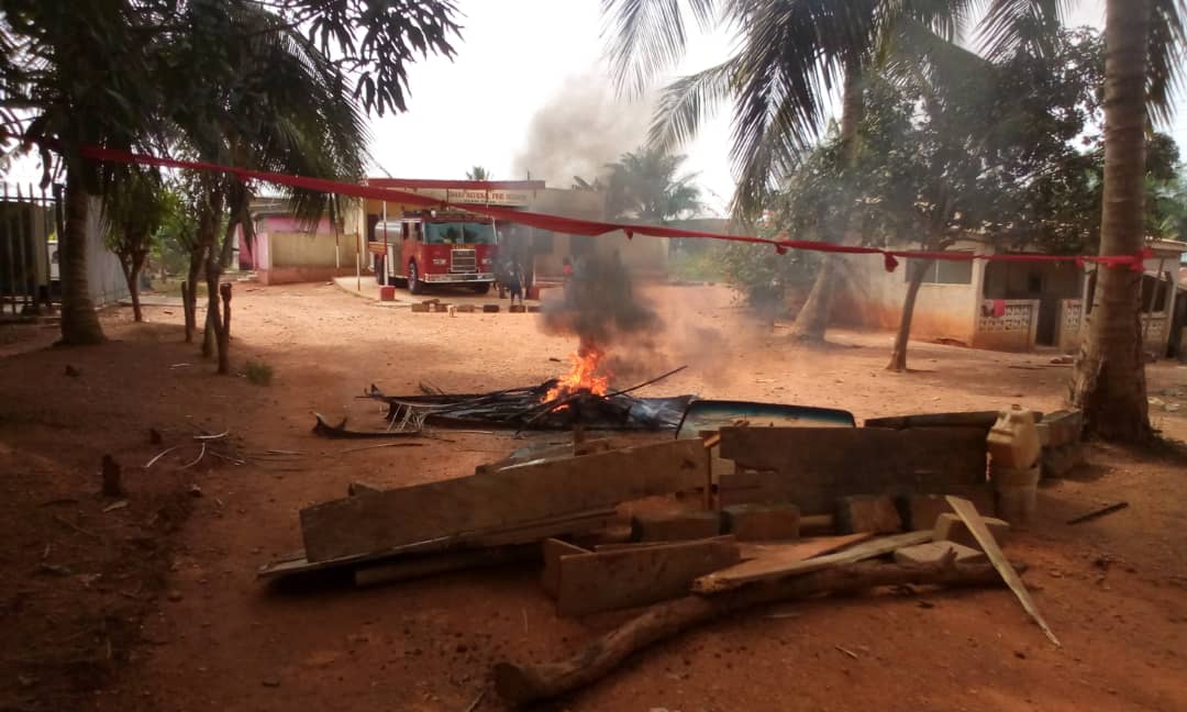 Asikuma: Calm returns after youth & GNFS officials clashed over fire tender