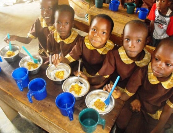 Ghana School Feeding pupils