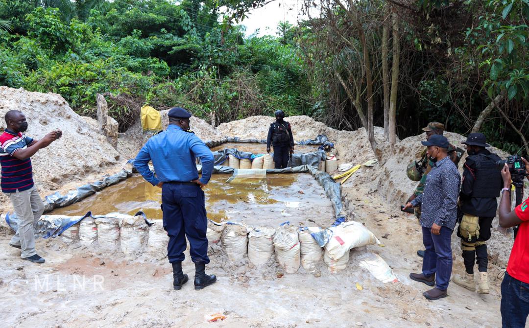 Seven foreigners arrested illegally mining on River Pra