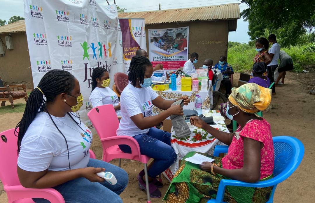 Juditha Foundation organises free health screening in Central Tongu