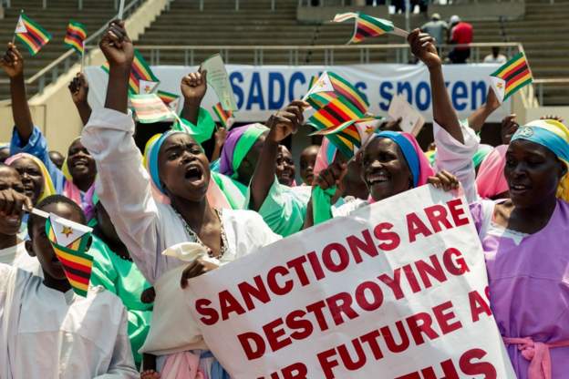 UN envoy urges lifting of sanctions on Zimbabwe