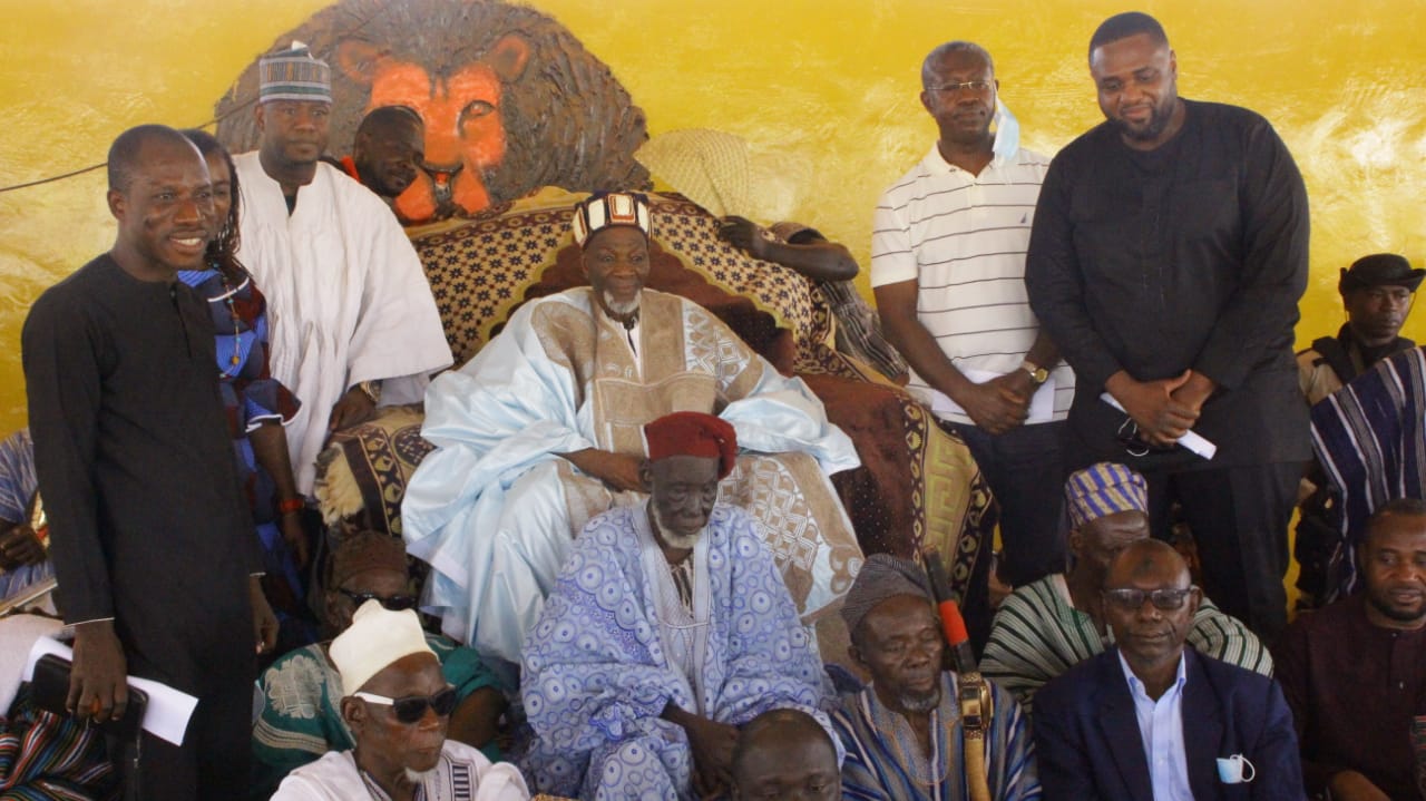 Mgt of GIISDEC calls on Yaa-Naa