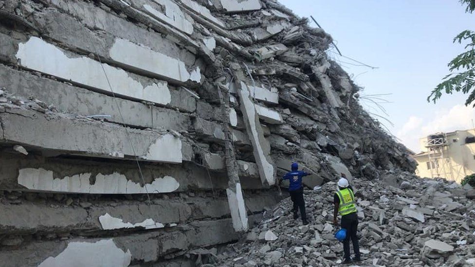 Dozens still missing after 22-storey building collapsed in Lagos