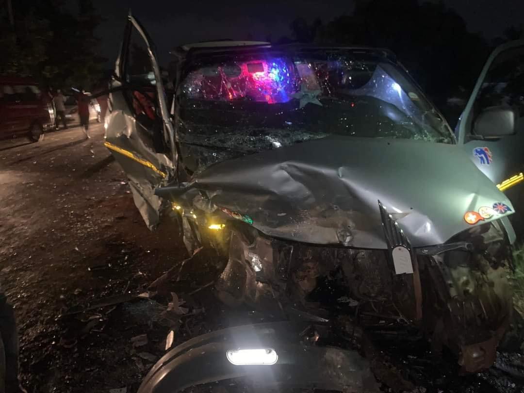 Two feared dead in crash at Tafo
