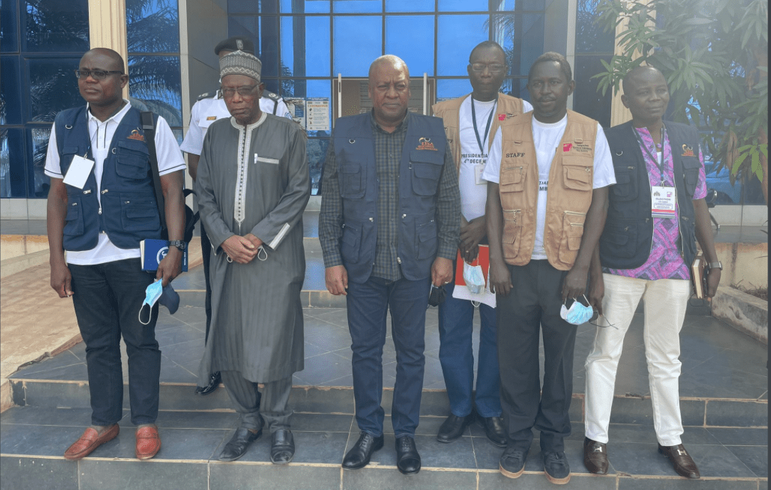 Mahama in The Gambia to observe elections