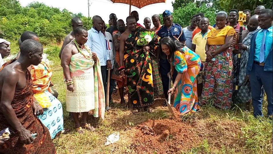 Nzema East: Gwira Banso to get police station as MCE cuts sod