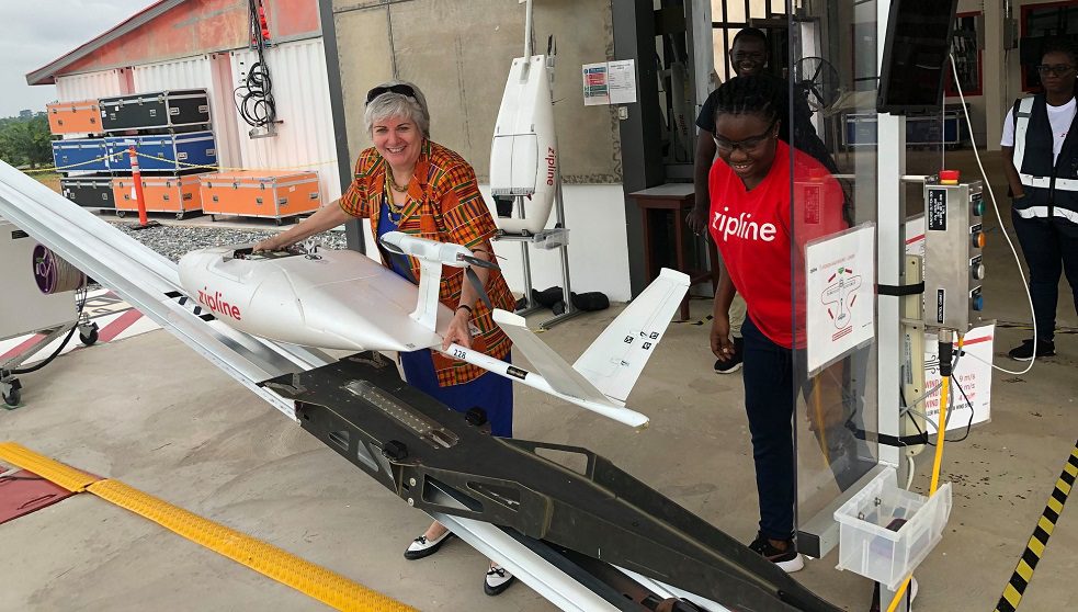 US Secretary of State honours Zipline Ghana for corporate excellence
