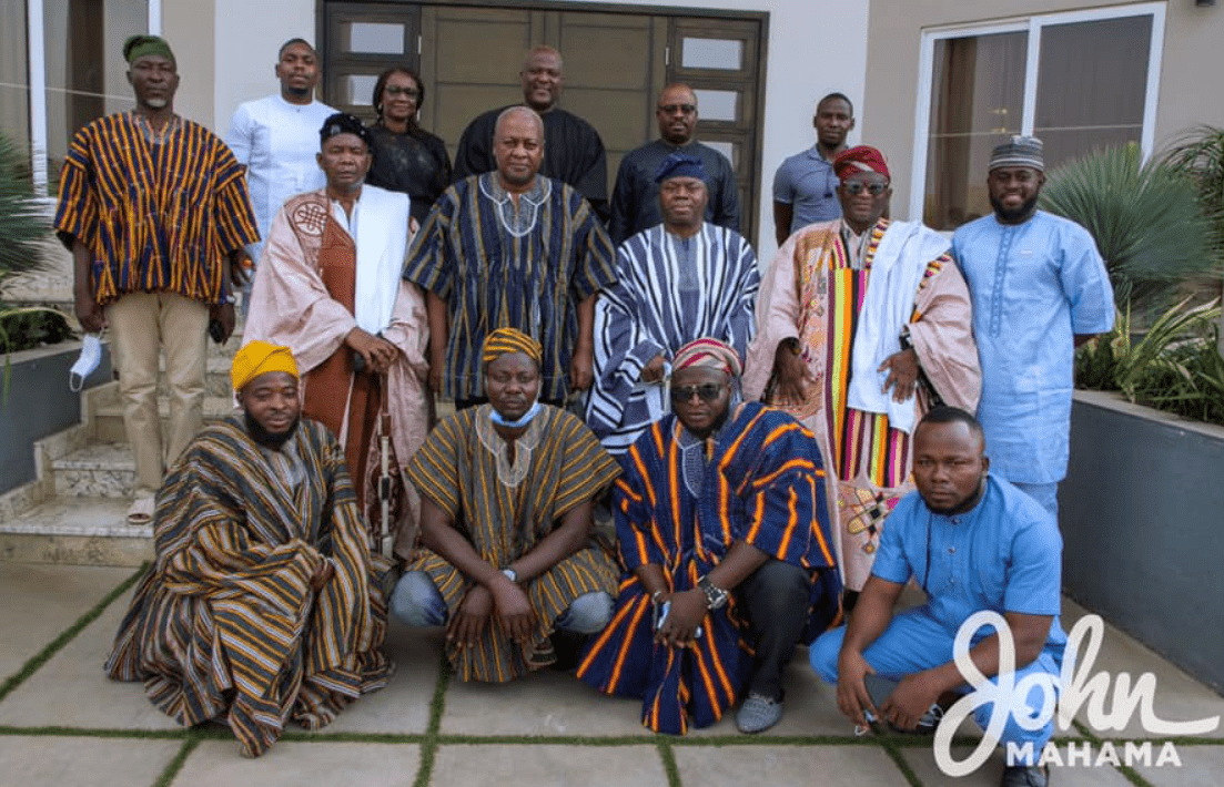 Mahama receives reps of Ya- Na Abukari II on loss of his brother