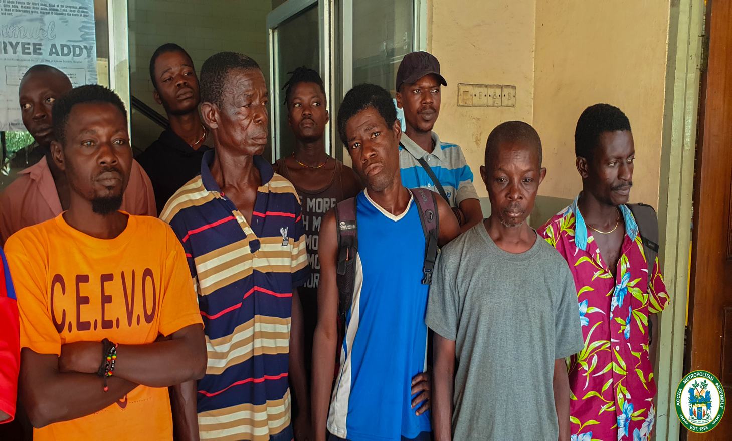 AMA sanitation task force arrests 16 people in Okaikoi South for open defecation