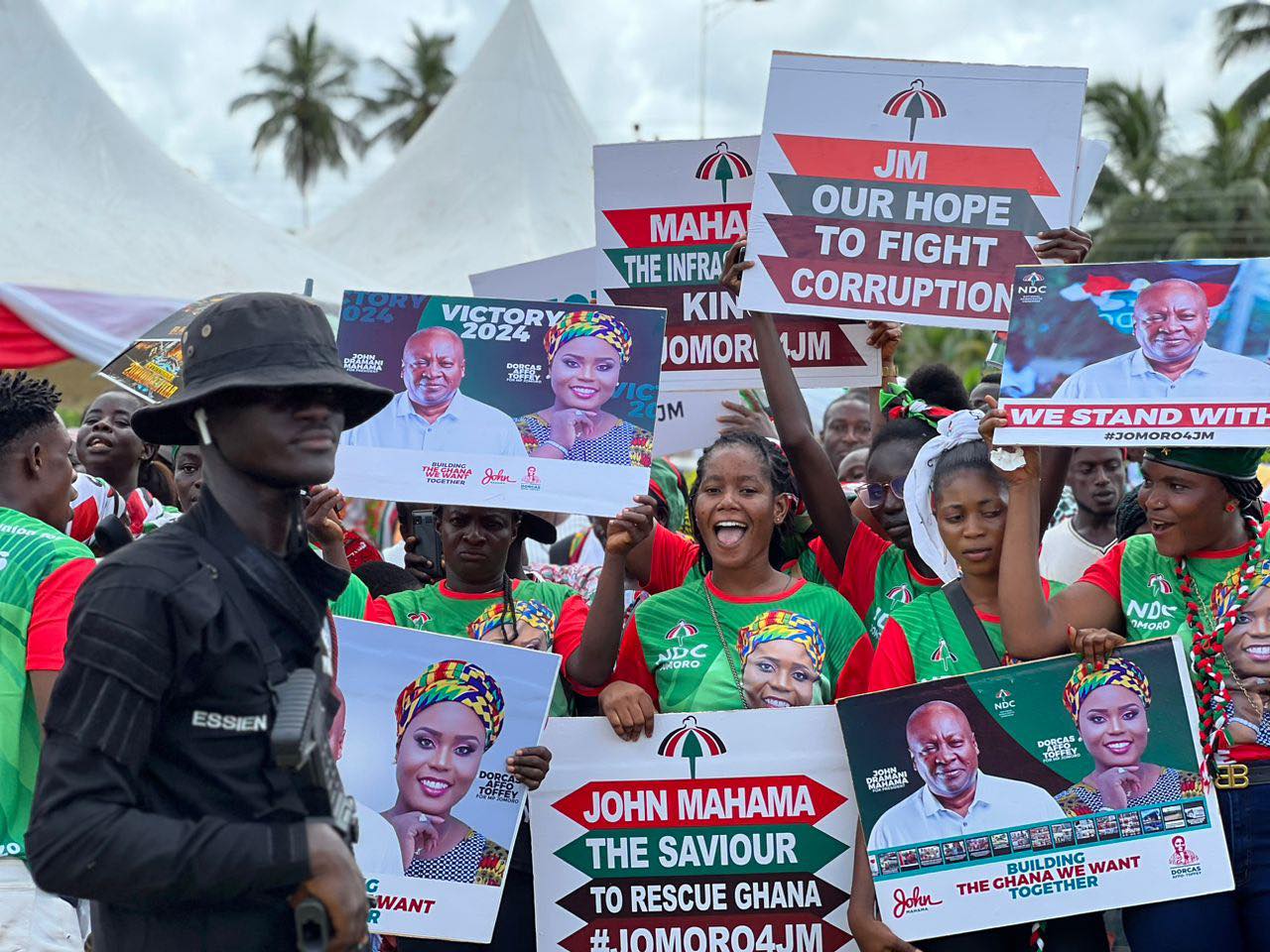 Mahama declares vigil for NDC members on 2024 election day