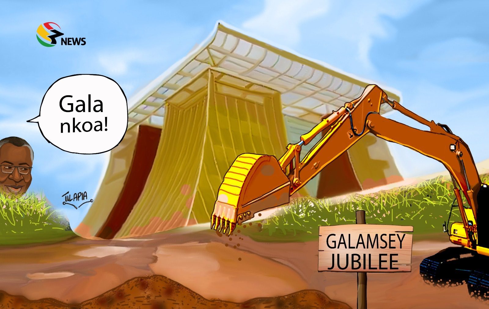 Jubilee House galamsey