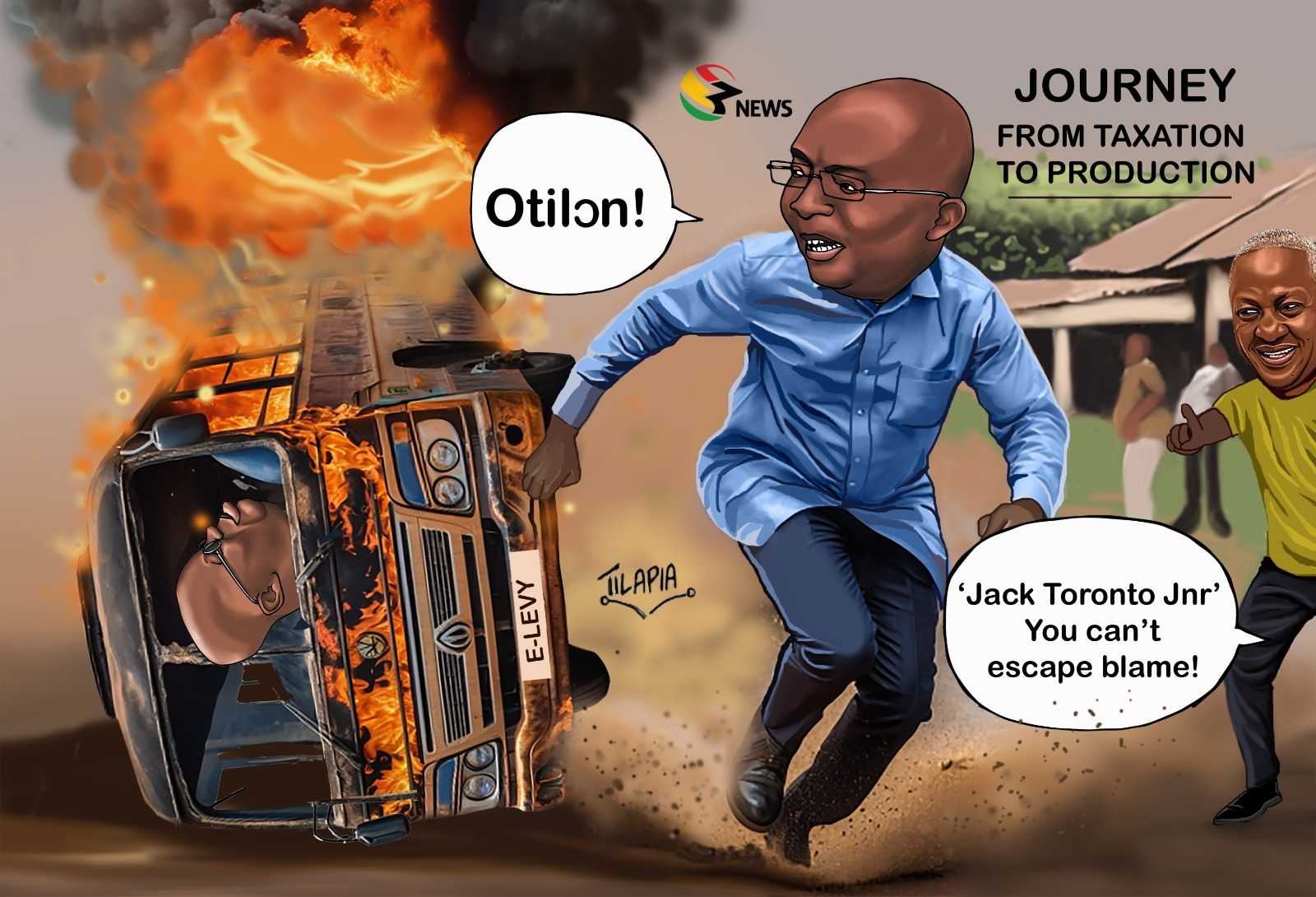 Daily Cartoon: Friday, February 9th - Tilapia