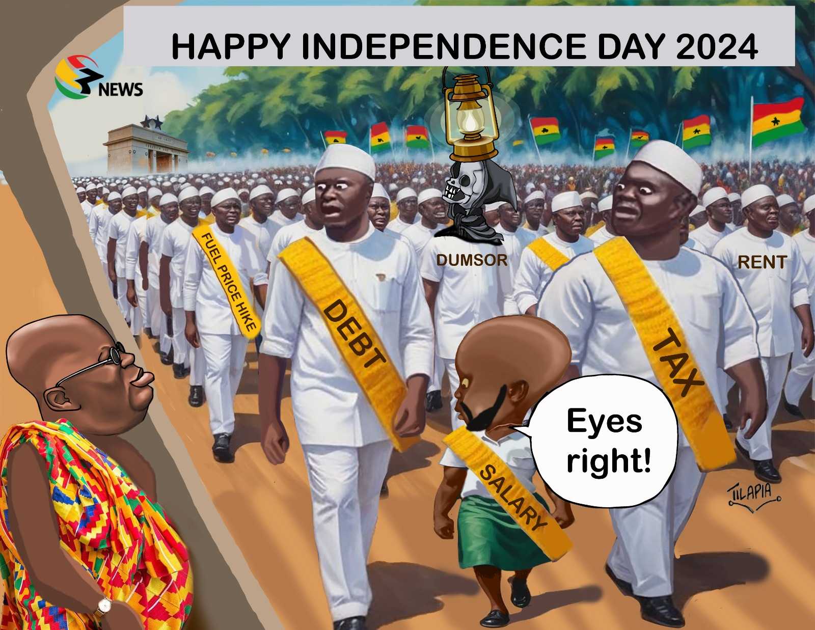 Daily Cartoon: Wednesday, March 6th - Tilapia