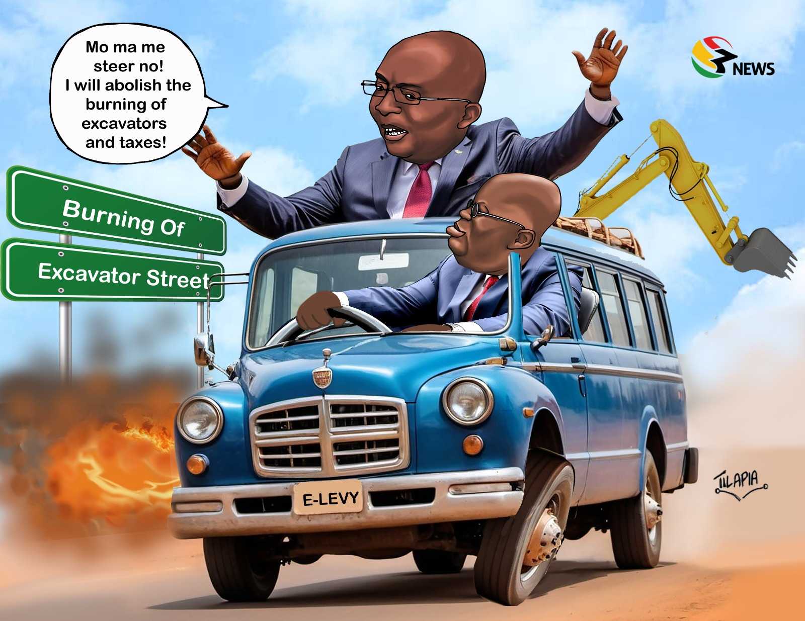 Daily Cartoon: Wednesday, April 3rd - Tilapia