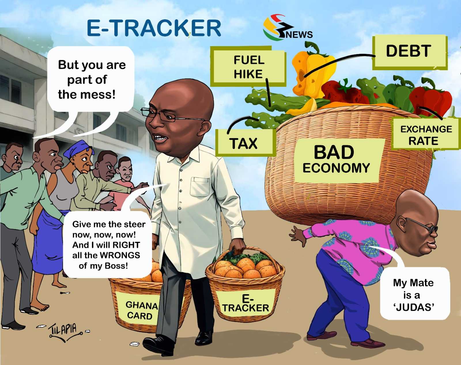 Daily Cartoon: Monday, April 22nd - Tilapia