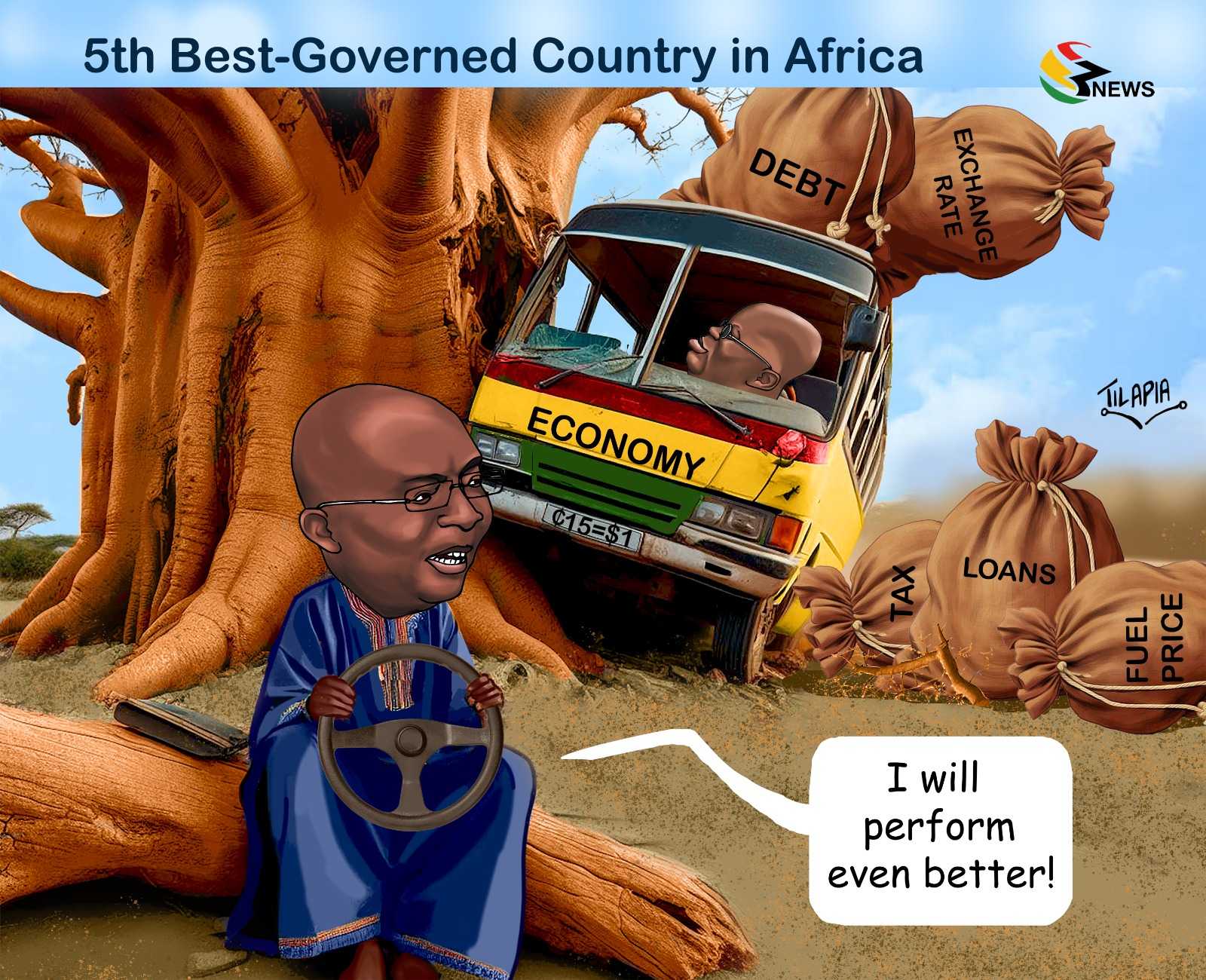 Daily Cartoon: Wednesday, June 5th - Tilapia