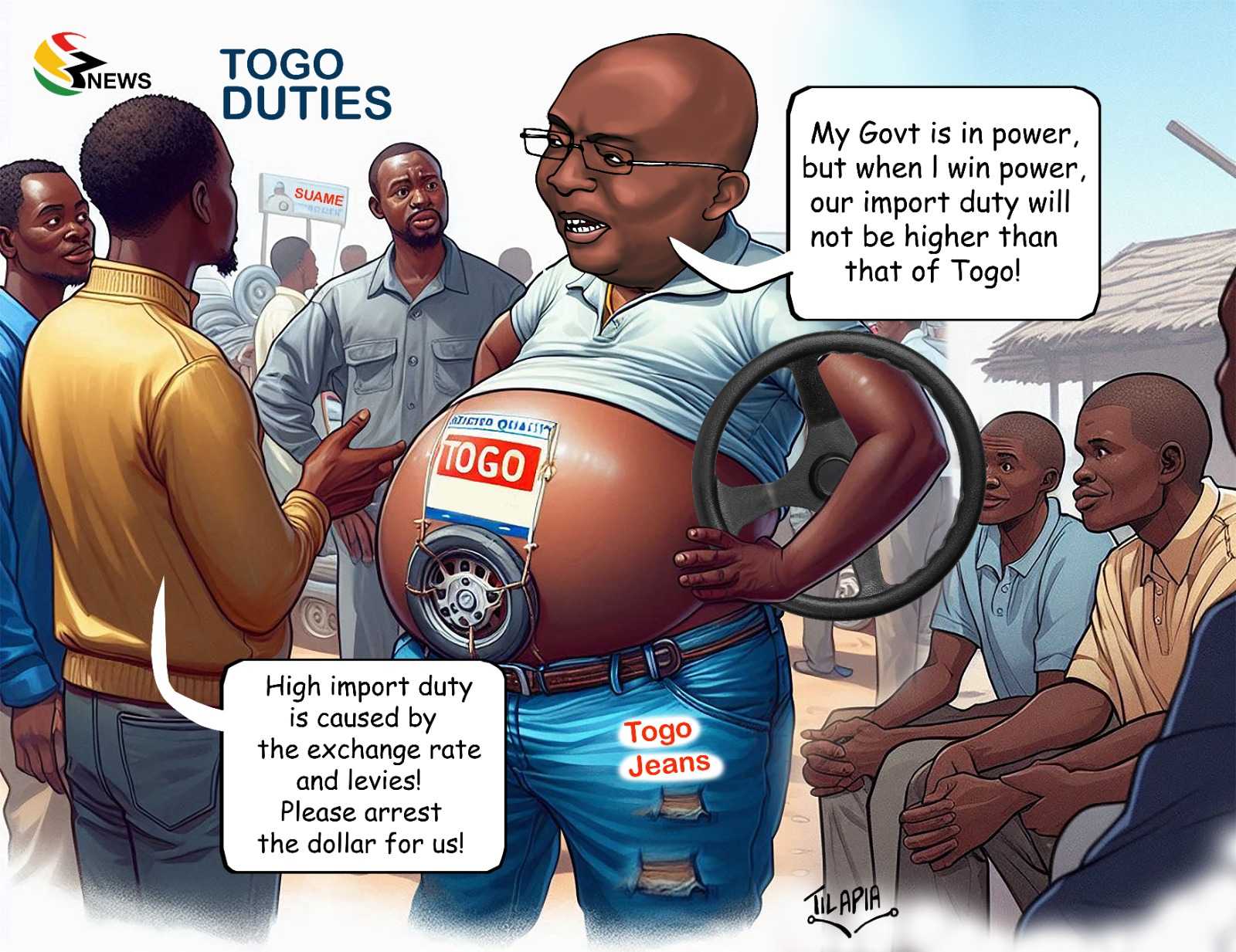 Daily Cartoon: Wednesday, 12th June - Tilapia