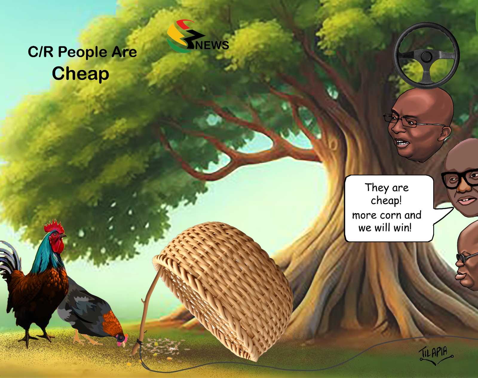 Daily Cartoon: Tuesday, June 18th - Tilapia