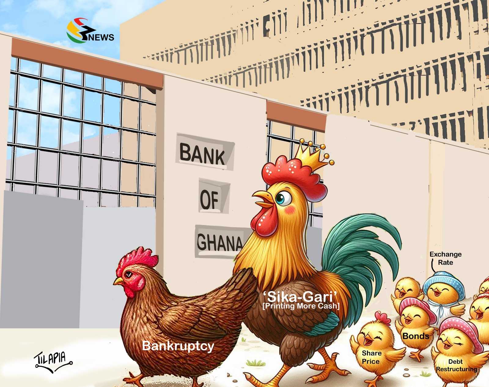 Daily Cartoon: Wednesday, July 3rd - Tilapia