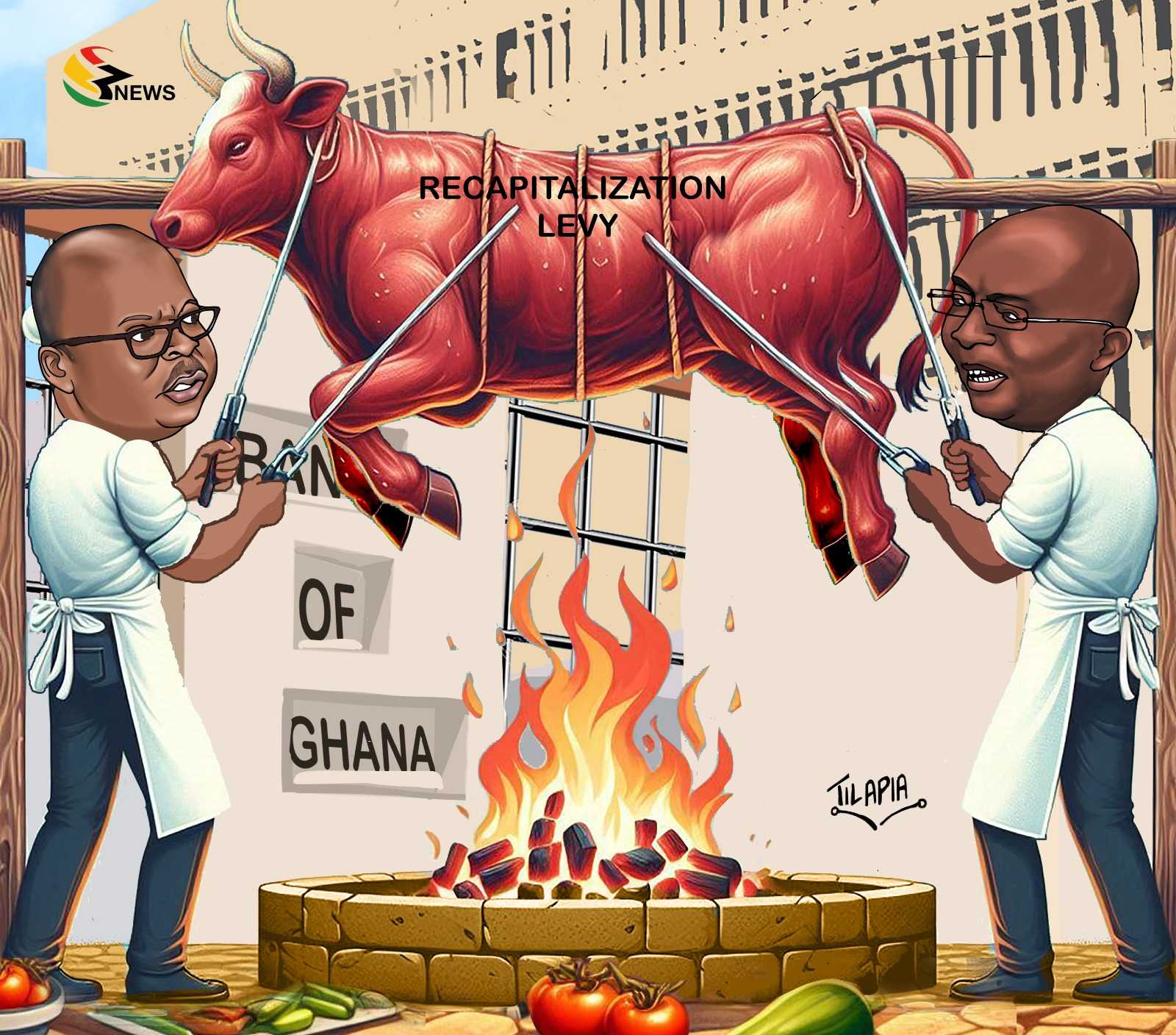 Daily Cartoon: Thursday, July 4th - Tilapia