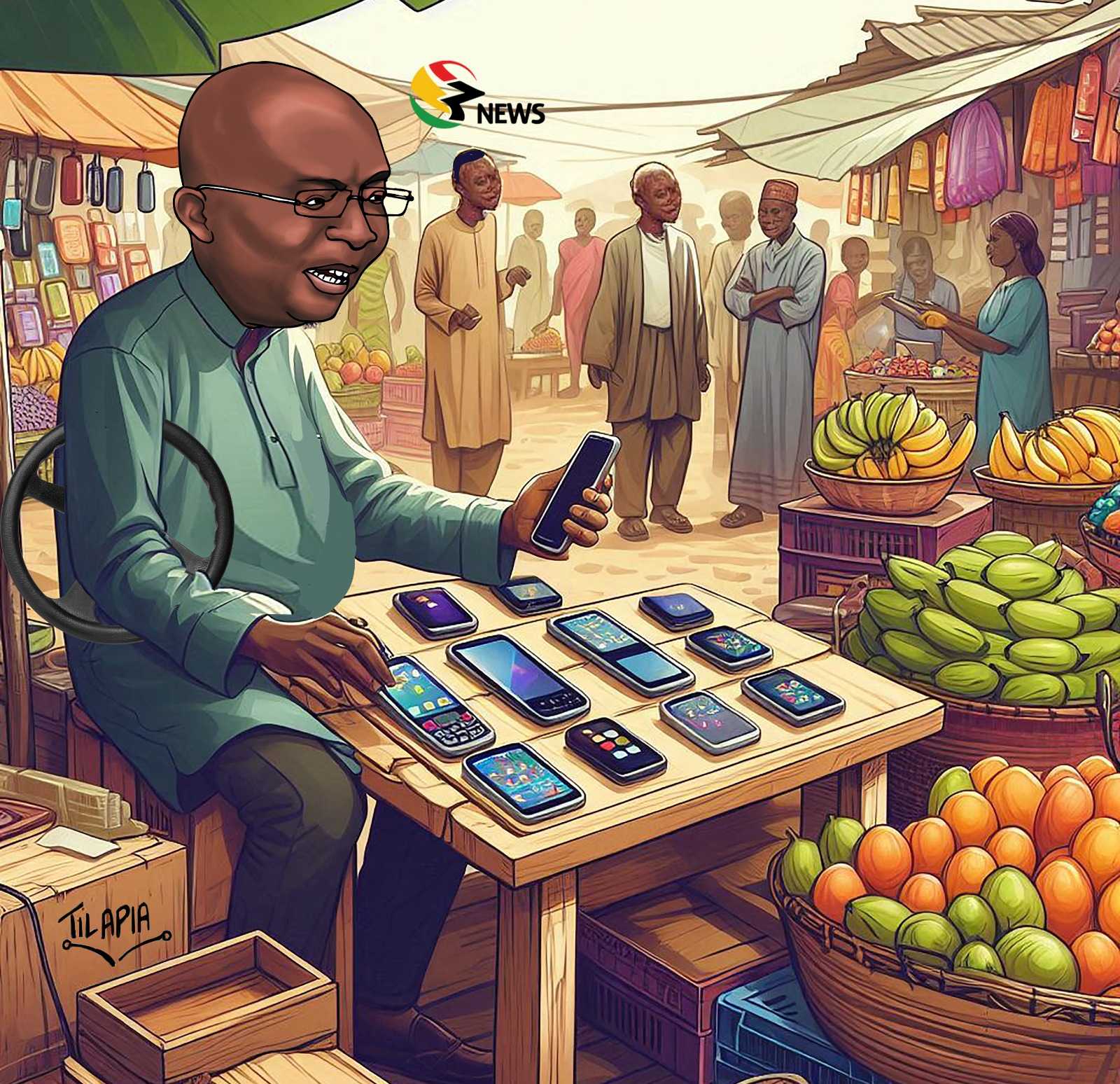 Daily Cartoon: Monday, July 29th - Tilapia