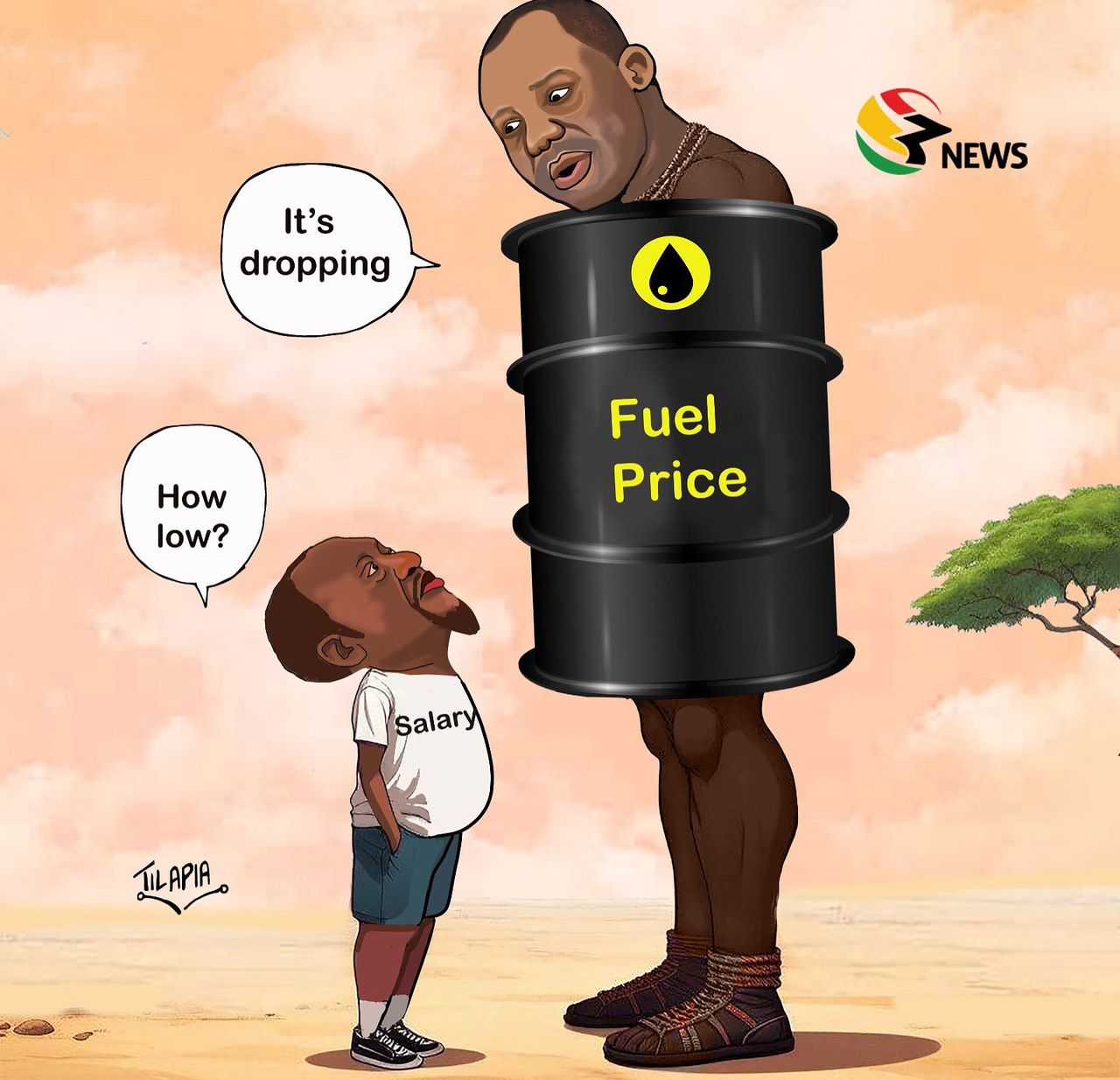 Daily Cartoon: Thursday, August 1st - Tilapia