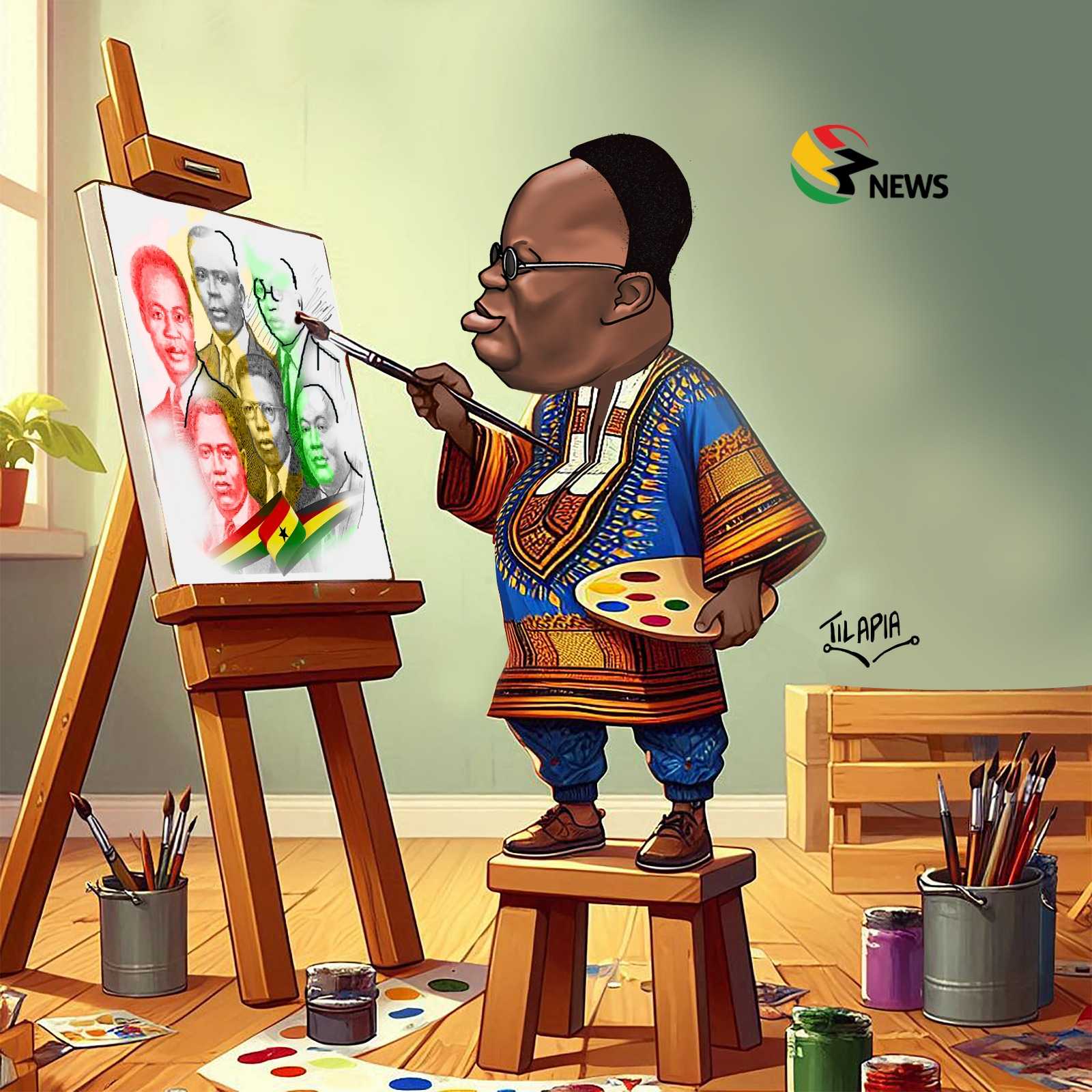 Daily Cartoon: Tuesday, August 6th - Tilapia