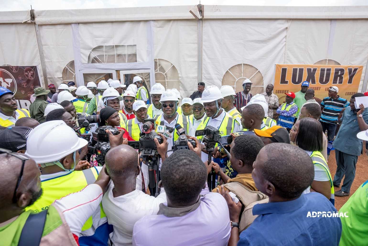 Parliament's Energy Committee inspects Bui Power Authority’s 50MV Solar power station in Yendi