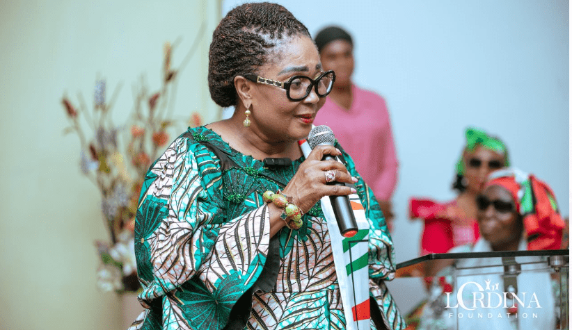 Lordina Mahama campaigns in Kumasi markets, selling NDC’s 2024 Manifesto