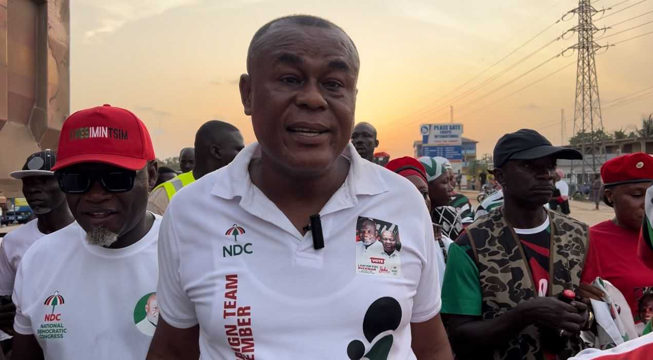 Dec 7: Kwesimintsim NDC Constituency Chairman predicts 55% win in parl. and presidential race