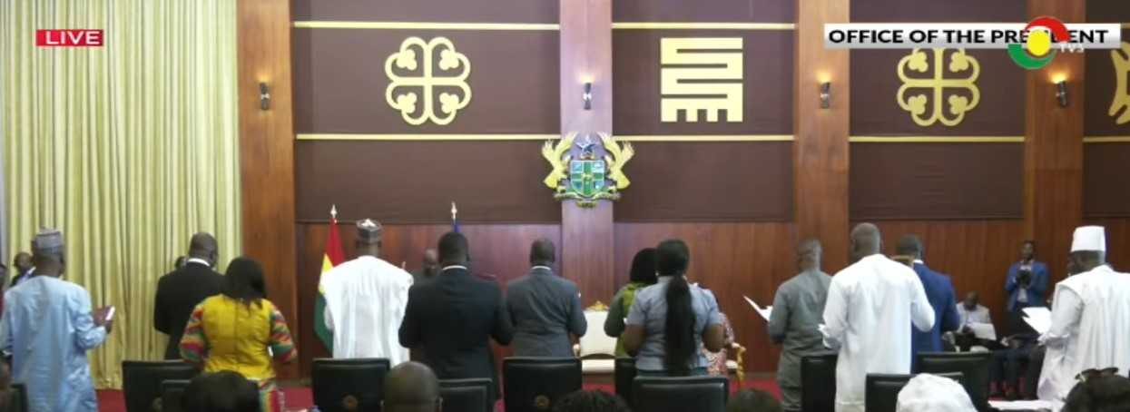 Swearing in of thirs set of ministers