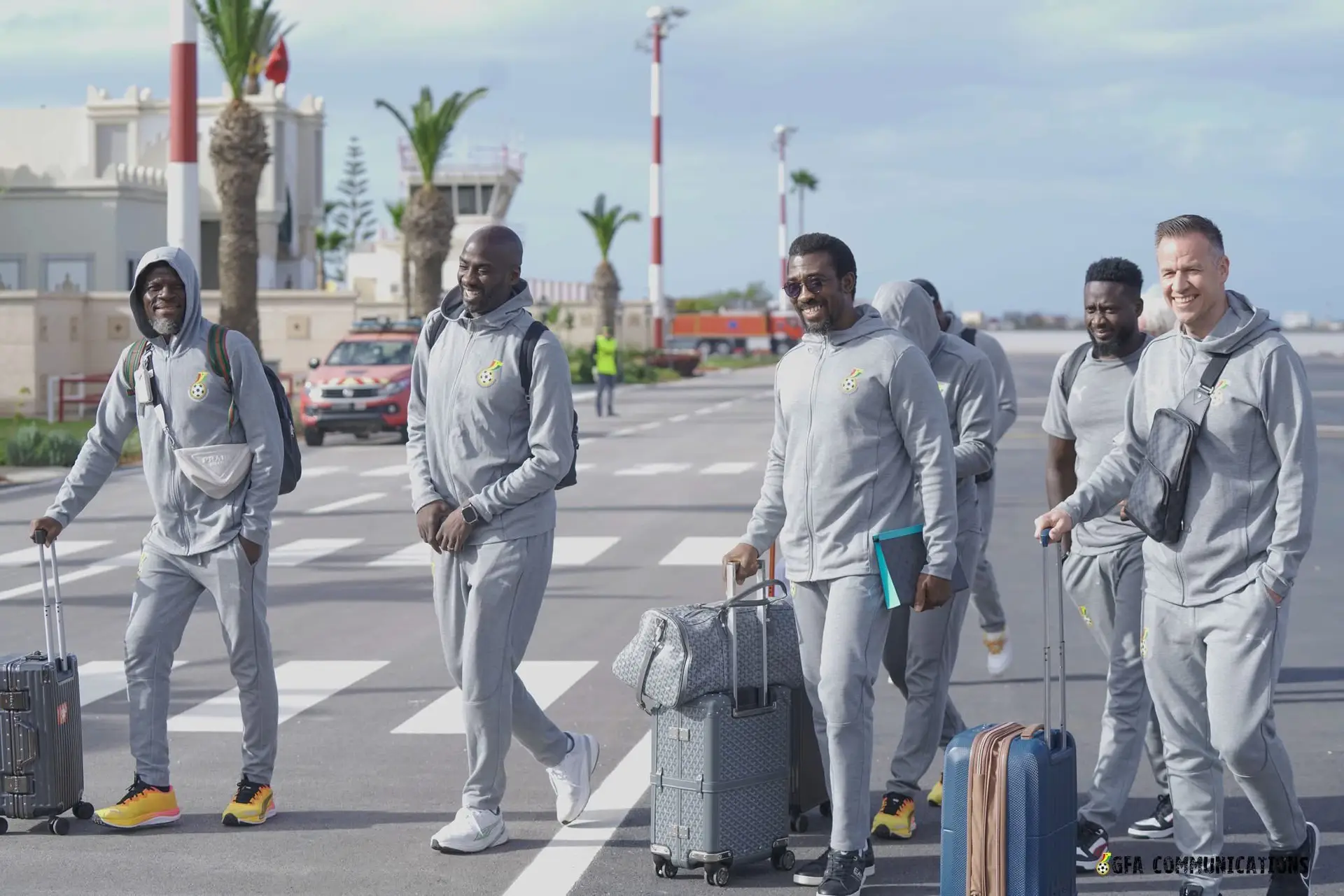 Photos: Black Stars arrive in Morocco for 2026 World Cup qualifier against Madagascar