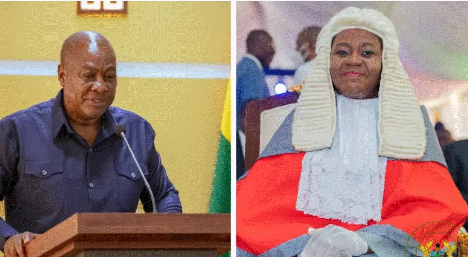 Mahama and Chief Justice