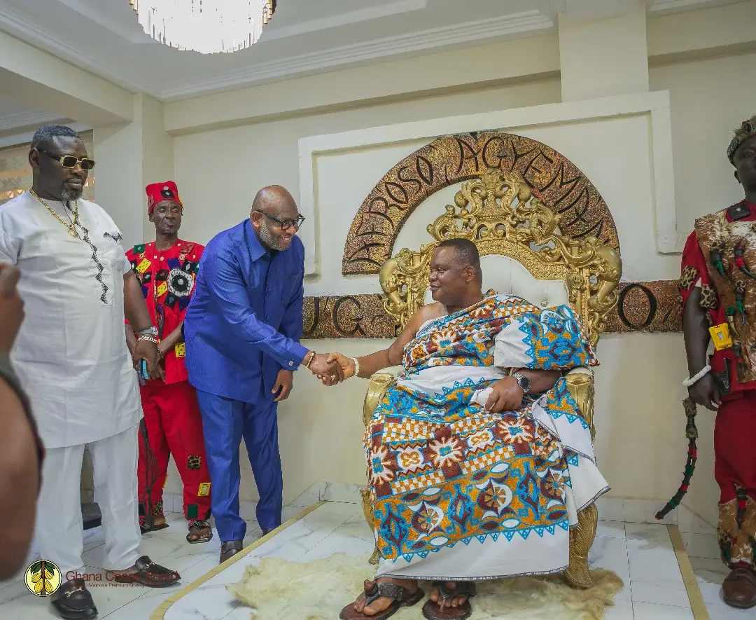 COCOBOD CEO confers with Gbese Mantse as part of stakeholder consultation for a resilient institution