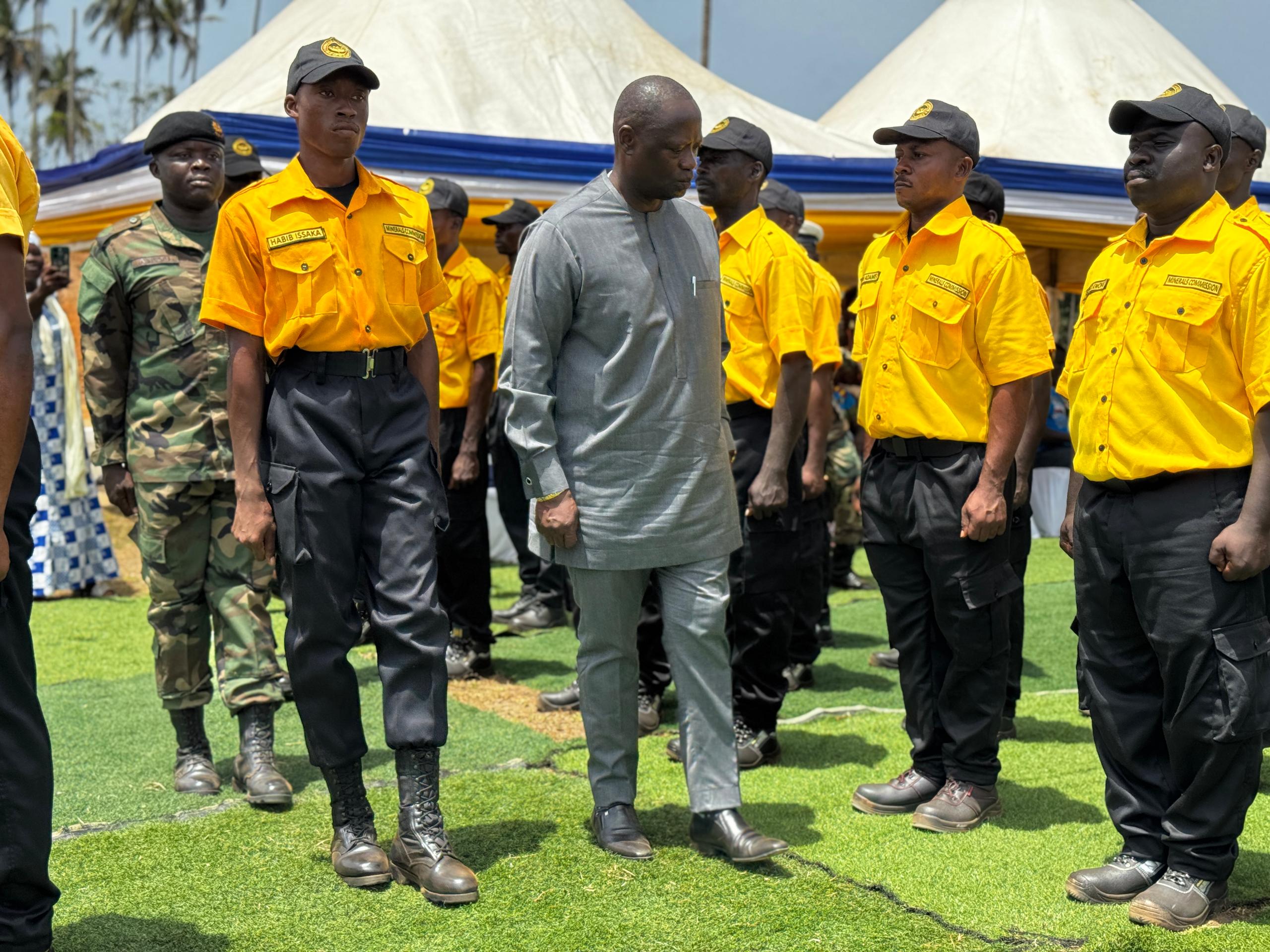 From now on galamsey will be deadly business - Lands Minister says as 453 Blue Water Guards pass out