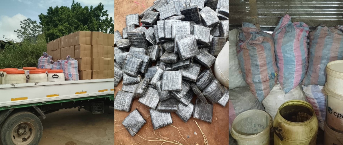 NACOC and FDA raid Offinso hideout, seize illegal cannabis liqueur factory