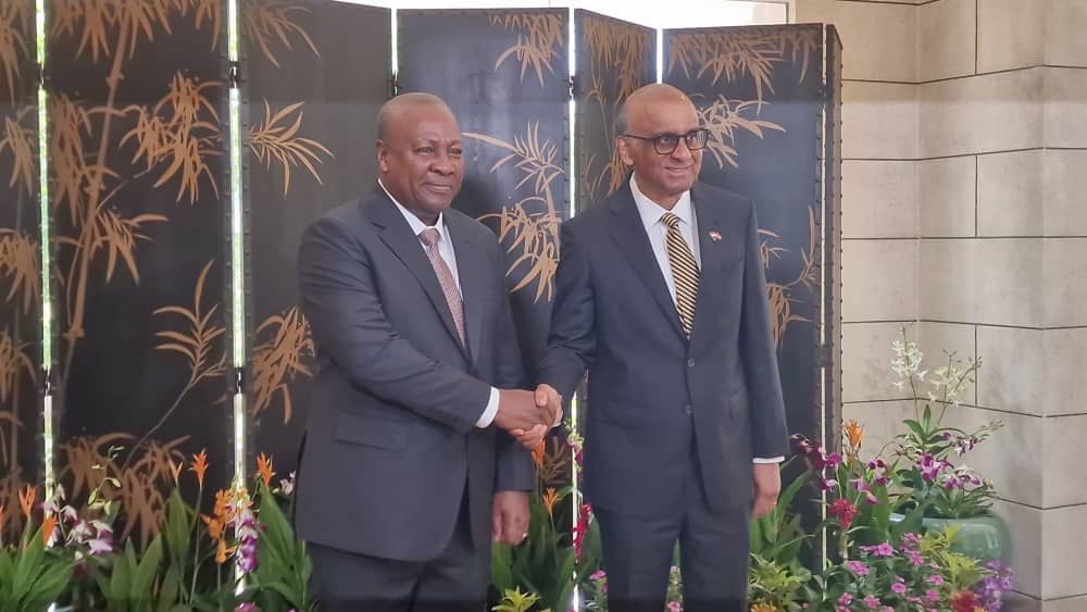 Singaporean President and President Mahama