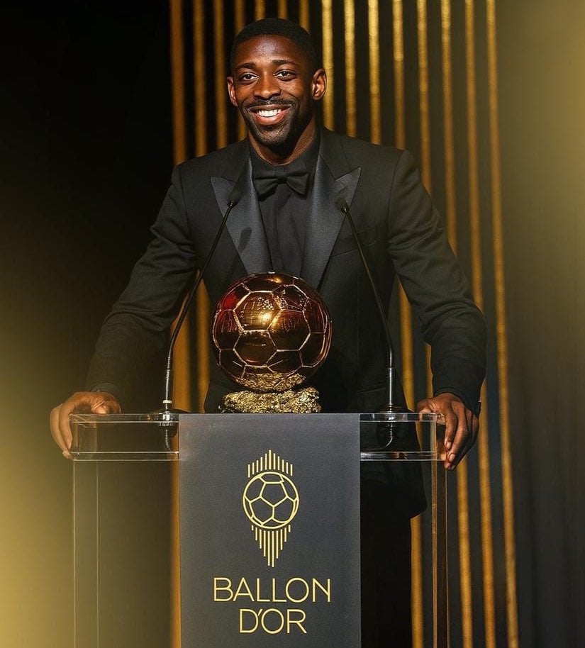 PSG’s Ousmane Dembélé wins 2025 Men’s Ballon d’Or