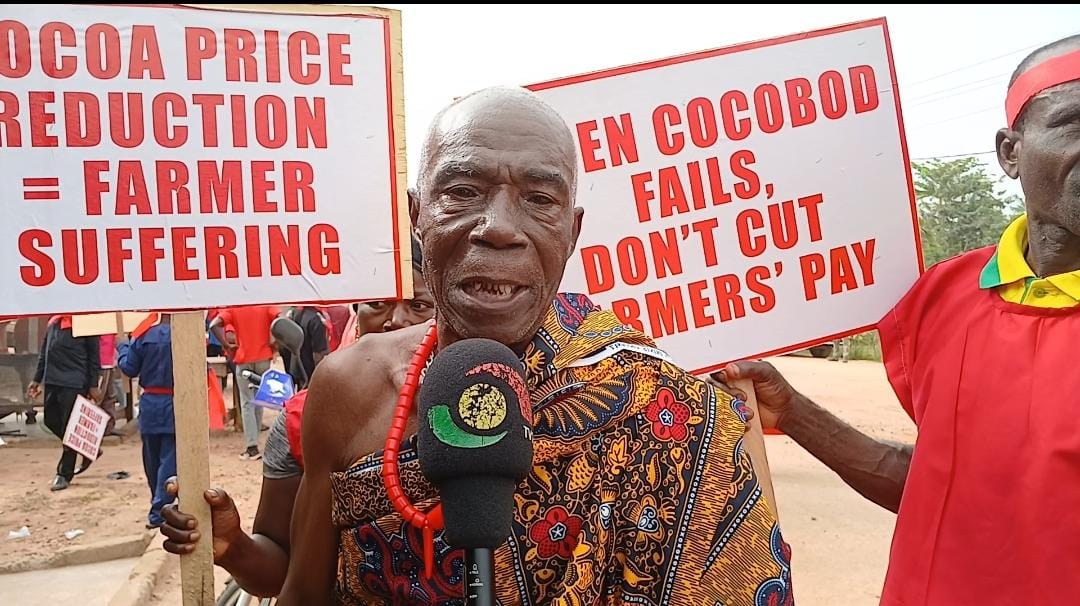 cocoa price reduction protest 1