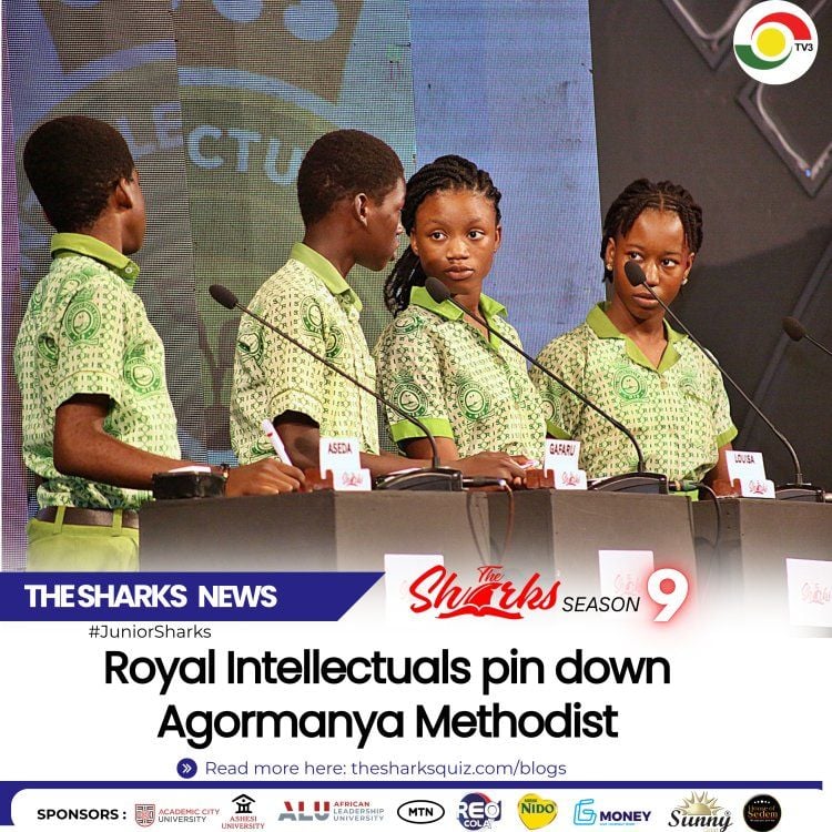 Junior Sharks 9- Royal Intellectuals pin down Agormanya Methodist